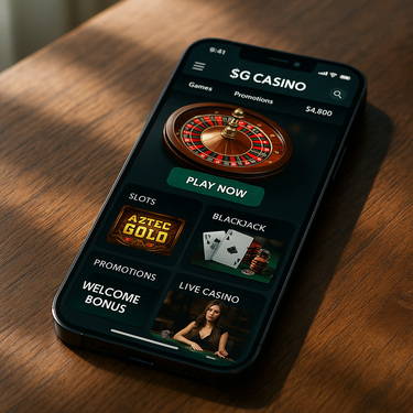 SG Casino - Mobile Platform Screenshot - Responsive Gaming on the Go
